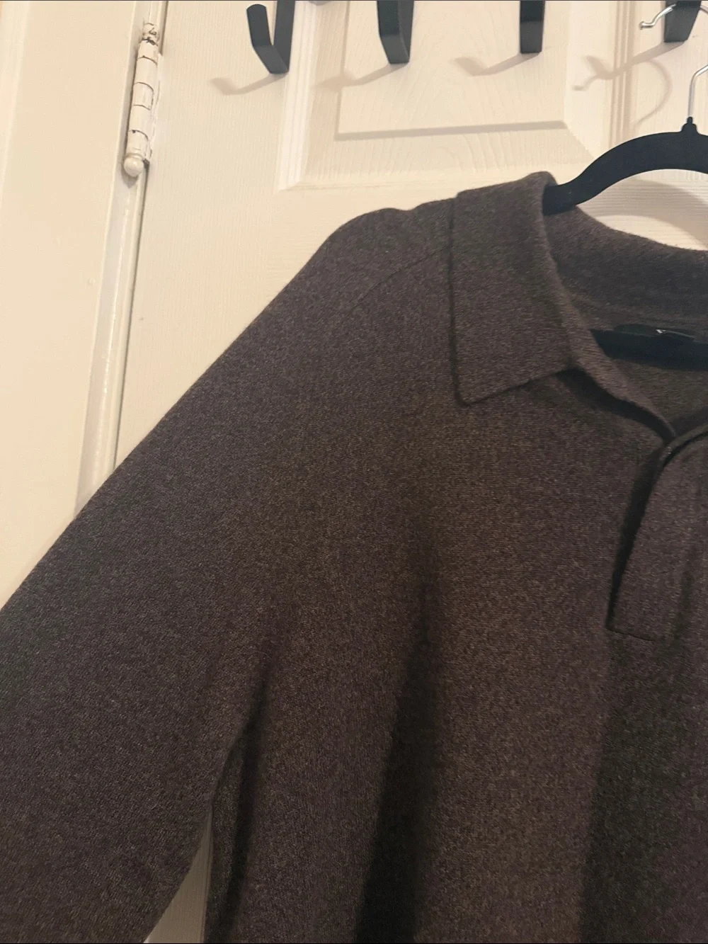 Banana Republic Men’s Cashmere Polo Sweater XL Brown